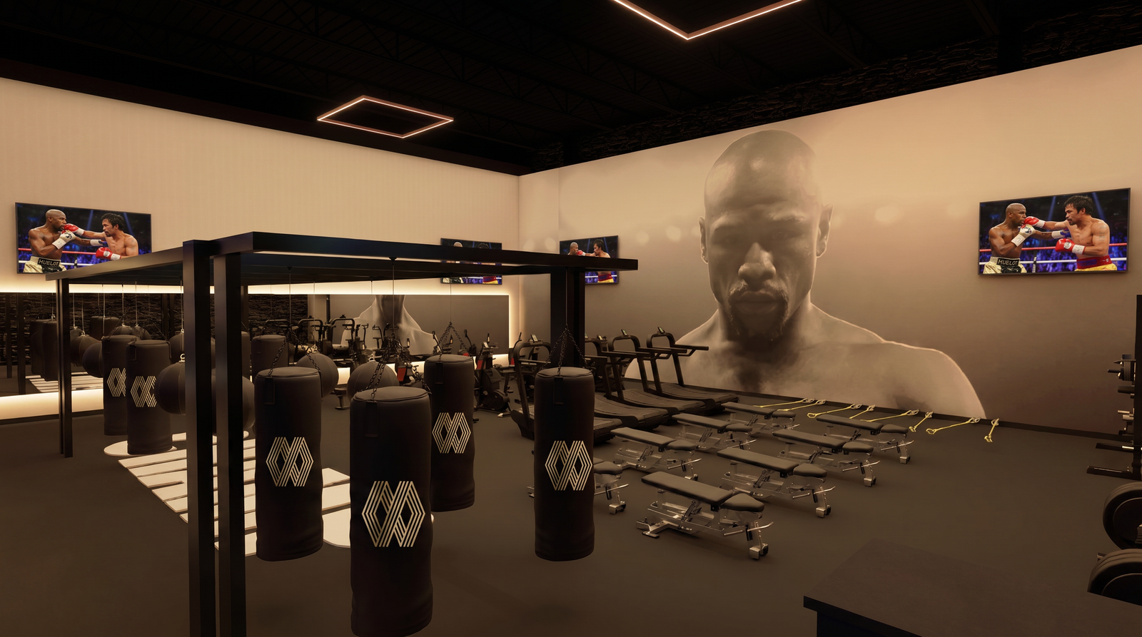 Mayweather Boxing + Fitness gym en SUMMIT
